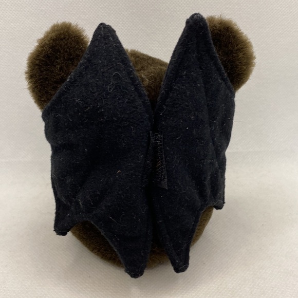 Vintage MJC Purr- Fection Plush Bat with Wings Fangs Stuffed Animal Halloween - Picture 4 of 11